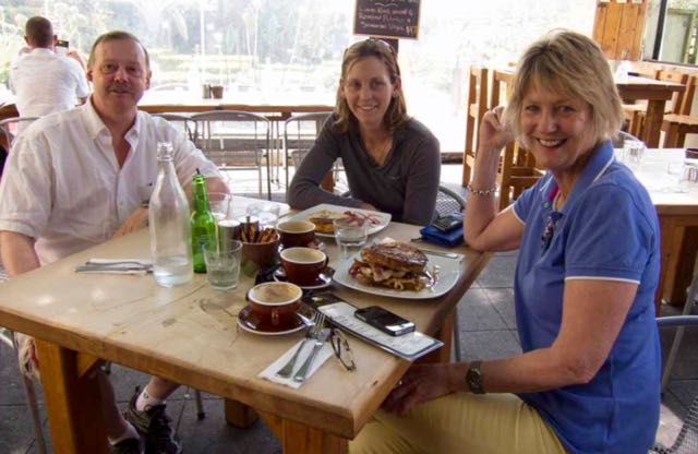 Roy and his sister and niece